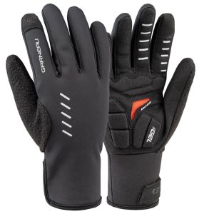 Louis Garneau Rafale Air Gel Long Finger Gloves (Black) (M)