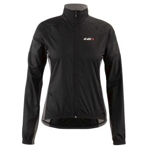 Louis Garneau Women's Modesto 3 Cycling Jacket (Black/Grey) (L)