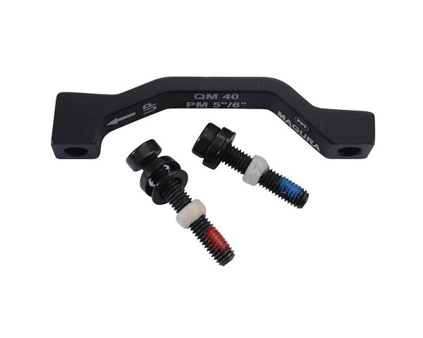 Magura Disc Brake Adapters (Black) (QM40) (Post Mount) (180mm Front, 160mm Rear)