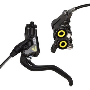 Magura MT7 Next Hydraulic Disc Brake (Carbon/Yellow) (Post Mount) (Left or Right) (Caliper Included)