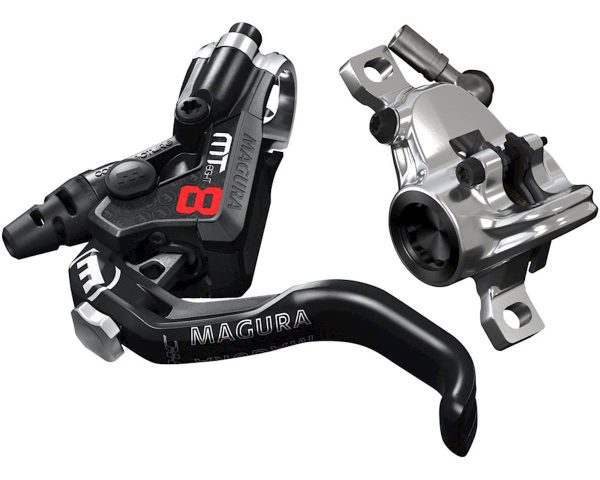 Magura MT8 Pro Hydraulic Disc Brake (Black/Silver) (Post Mount) (Left or Right) (Caliper Included)