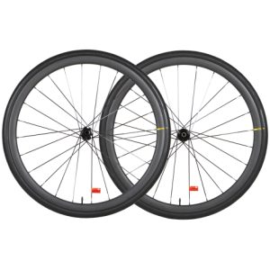 Mavic Ksyrium Pro Carbon UST Disc Wheelset - 700c - Black / 12mm Front - 142x12mm Rear / Shimano / Pair / Centerlock / 10-11 Speed / Tubeless / 700c