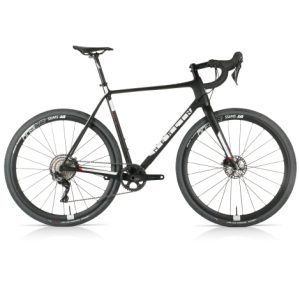 Merlin CX-04 GRX 810 ER 1600 Carbon Gravel Cross Bike - EX DEMO - Matt Black / White / Red / 59cm / XXL / EX DEMO