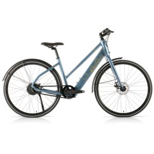 Metroneer London EU700 Plus Step-Thru Hybrid E-Bike - Radiant Blue / 43cm