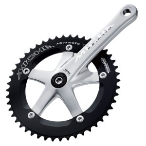 Miche Pista Advanced Track Chainset - Silver / 51 / 170mm / Single Speed