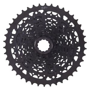 Microshift Advent H-Series Cassette (Black) (9 Speed) (Shimano HG) (11-42T) (w/ Alloy Cog)