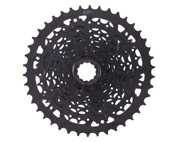 Microshift Advent H-Series Cassette (Black) (9 Speed) (Shimano HG) (11-42T) (w/ Alloy Cog)