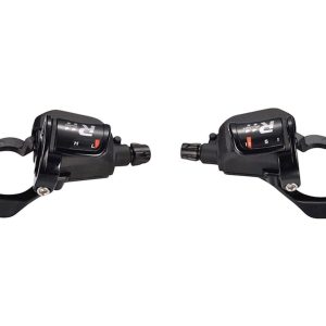 Microshift R11 Road Flat Bar Trigger Shifter Set (Black) (Pair) (2 x 11 Speed) (Shimano Compatible)