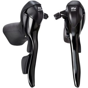 Microshift R9 Drop Bar Brake/Shift Levers (Black) (Pair) (2 x 9 Speed) (Shimano Compatible)