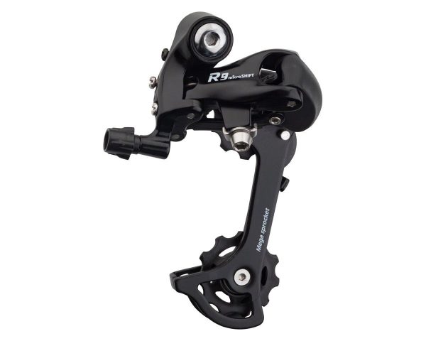 Microshift R9 R43M Road Rear Derailleur (Black) (9 Speed) (Medium Cage) (Shimano Compatible)