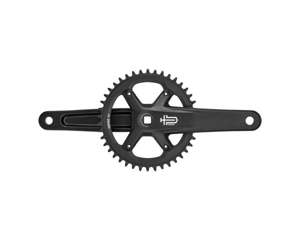 Microshift Sword Black 1x Crankset (Black) (1 x 9/10 Speed) (Square Taper) (172.5mm) (42T)