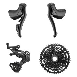 Microshift Sword Black 1x Groupset (1 x 9 Speed) (11-42T)