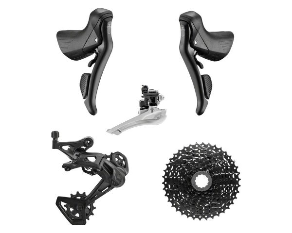 Microshift Sword Black 2x Speed Groupset (2 x 9 Speed) (11-38T) (Braze-on)