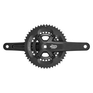 Microshift Sword Black 2x Wide Crankset (Black) (2 x 9-Speed) (Square Taper) (165mm) (48/31T)