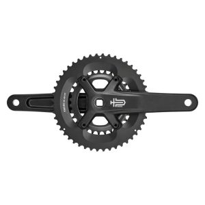 Microshift Sword Black 2x Wide Crankset (Black) (2 x 9-Speed) (Square Taper) (170mm) (48/31T)