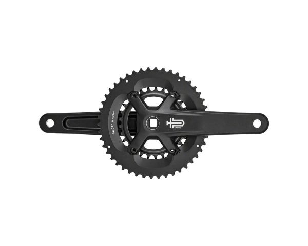 Microshift Sword Black 2x Wide Crankset (Black) (2 x 9-Speed) (Square Taper) (175mm) (46/29T)