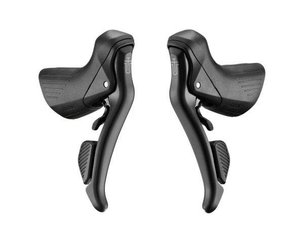 Microshift Sword Black Drop Bar Brake/Shift Levers (Black) (Pair) (2 x 9 Speed)