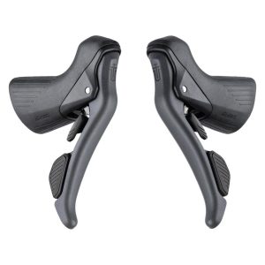 Microshift Sword Drop Bar Brake/Shift Levers (Grey) (Pair) (2 x 10 Speed)