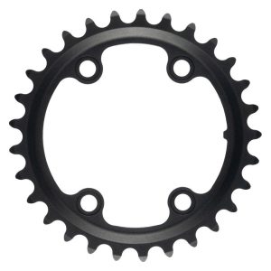 Microshift Sword/Sword Black Chainrings (Black) (9/10 Speed) (Inner) (29T) (80/110mm Asymmetic BCD)