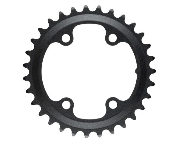 Microshift Sword/Sword Black Chainrings (Black) (9/10 Speed) (Inner) (31T) (80/110mm Asymmetic BCD)