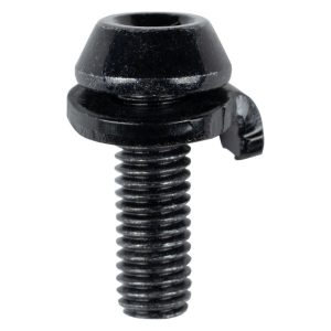 Microshift Sword/Sword Black Derailleur Cable Pinch Bolt (Black) (For Front or Rear)