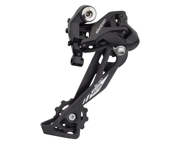 Microshift XLE Mountain Rear Derailleur (Black) (10 Speed) (Long Cage) (Shimano Compatible)