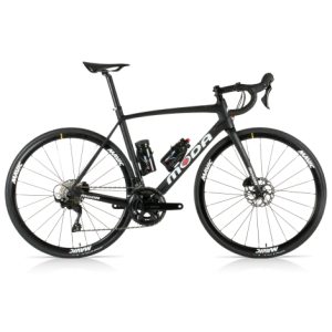 Moda Vivo Disc 105 Ksyrium 30 Carbon Road Bike - Jet Black / Large / 56cm