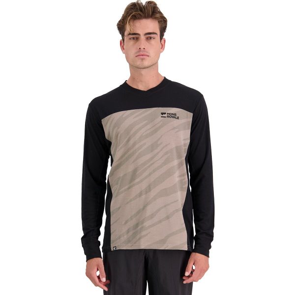 Mons Royale Redwood Enduro V-Neck Long-Sleeve Jersey - Men's