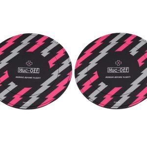 Muc-Off Disc Brake Covers (Black/Pink)