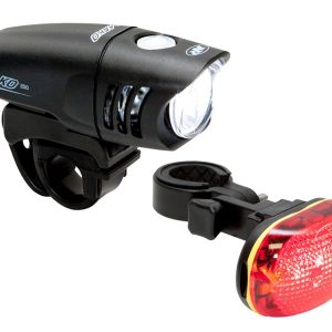 NiteRider Mako 200/TL6.0 Headlight & Tail Light Set (Black) (200/25 Lumens)