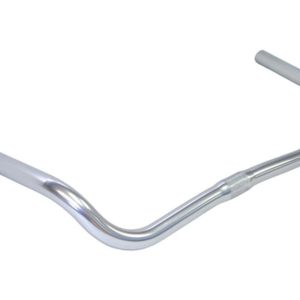 Nitto B603 Promenade Bar (Silver) (25.4mm) (62mm Rise) (480mm) (75deg Sweep)