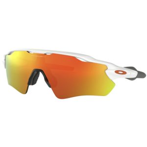 Oakley Radar EV Path Sunglasses - Polished White Frame / Fire Iridium Lens / One Size