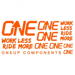 Oneup Components | Handlebar Decal Kit Orange