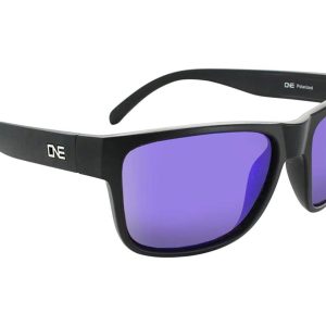 Optic Nerve ONE Kingfish Sunglasses (Matte Black) (Brown/Blue Mirror Lens)