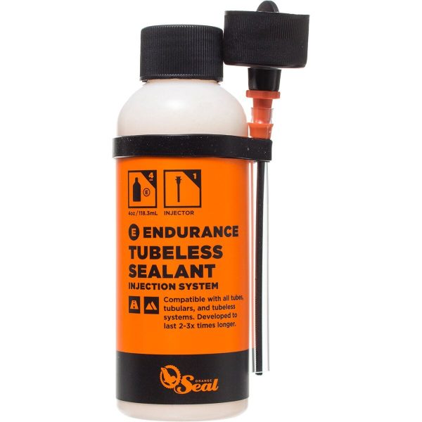 Orange Seal Endurance Tubeless Sealant with Twist Lock Applicator