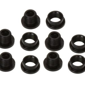 Origin8 Alloy Single Ring Chainring Bolt Set (Black) (5 Pack)