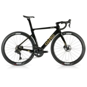 Orro Venturi STC Ultegra Di2 Cosmic Carbon Road Bike - Gloss Black / Gold / Small / 48cm