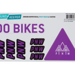 PNW Components X Ground Keeper Custom Handlebar Decal Kit (Fruit Snacks) (For Loam and Range Gen 4)