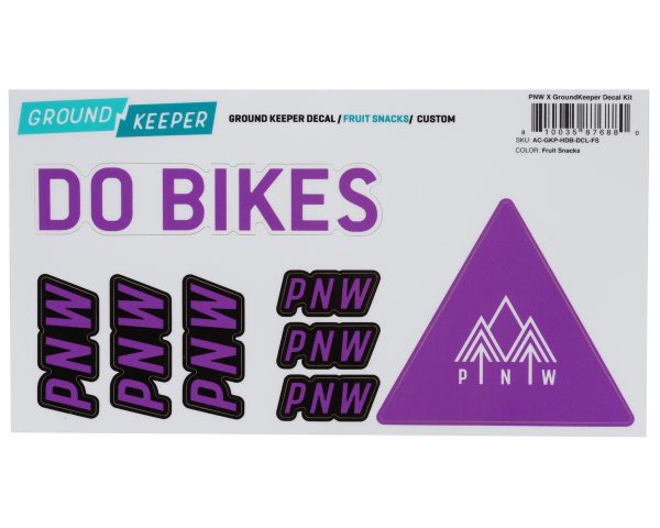 PNW Components X Ground Keeper Custom Handlebar Decal Kit (Fruit Snacks) (For Loam and Range Gen 4)