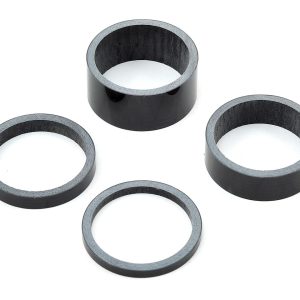 PRO 1-1/8" UD Carbon Headset Spacer Set (Black) (3, 5, 10, 15mm)