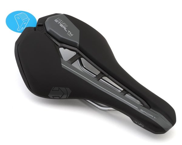 PRO Stealth Sport Saddle (Black) (Chromoly Rails) (152mm)