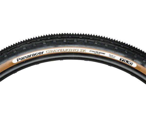 Panaracer Gravelking SK Tubeless Gravel Tire (Black/Brown) (650b) (48mm) (Folding)