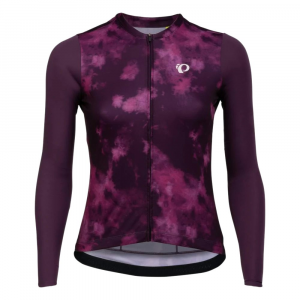 Pearl Izumi | Women's Attack Long Sleeve Jersey | Size Extra Large In Black Spectral | Polyester