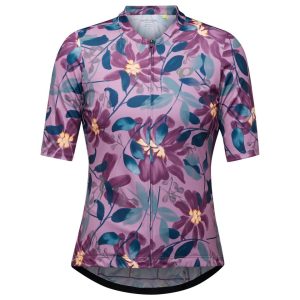 Pearl Izumi Women's Attack Short Sleeve Jersey (Dark Violet Bloom) (L)