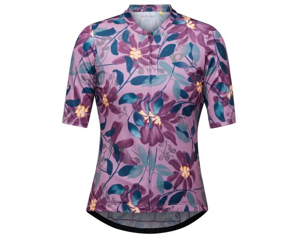 Pearl Izumi Women's Attack Short Sleeve Jersey (Dark Violet Bloom) (L)