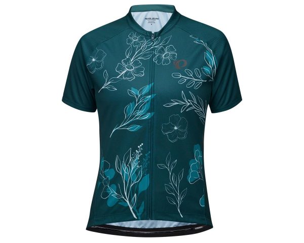 Pearl Izumi Women's Classic Short Sleeve Jersey (Dark Sea/Wildflower) (L)