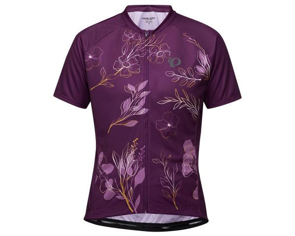 Pearl Izumi Women's Classic Short Sleeve Jersey (Dark Violet/Gold Wildflower) (L)