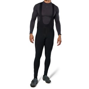 Pearl iZUMi Expedition Thermal Cycling Bib Tights (Black) (L) (w/ Chamois)