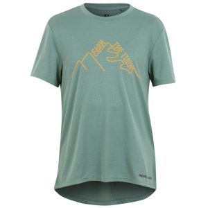 Pearl iZUMi Jr Summit Short Sleeve Jersey (Pale Pine Earn The Turns) (Youth XS)