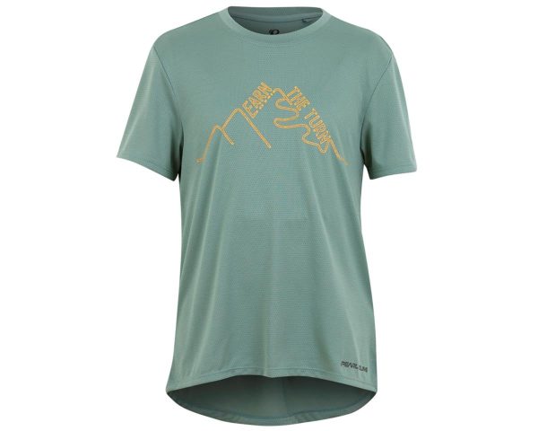 Pearl iZUMi Jr Summit Short Sleeve Jersey (Pale Pine Earn The Turns) (Youth XS)